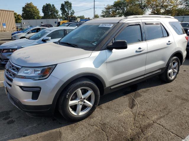 1FM5K7DH5JGB41501 - 2018 FORD EXPLORER XLT SILVER photo 1