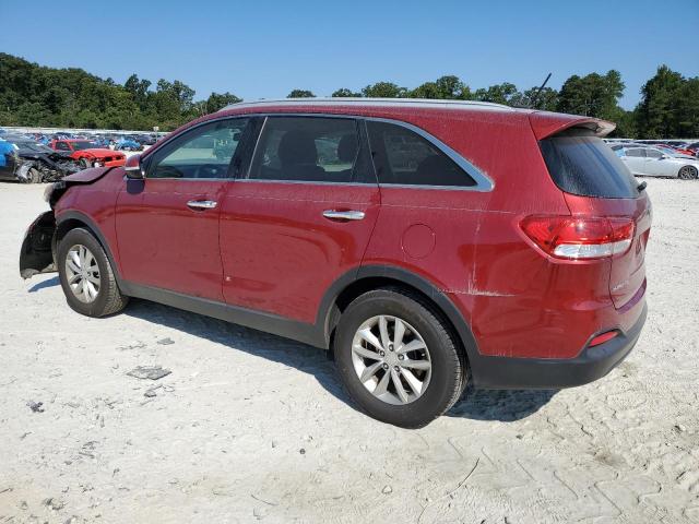 5XYPG4A35GG097176 - 2016 KIA SORENTO LX BURGUNDY photo 2