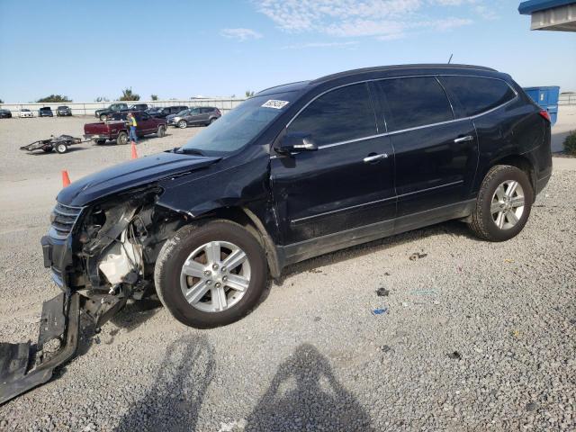 1GNKVJKD0FJ106345 - 2015 CHEVROLET TRAVERSE LTZ BLACK photo 1