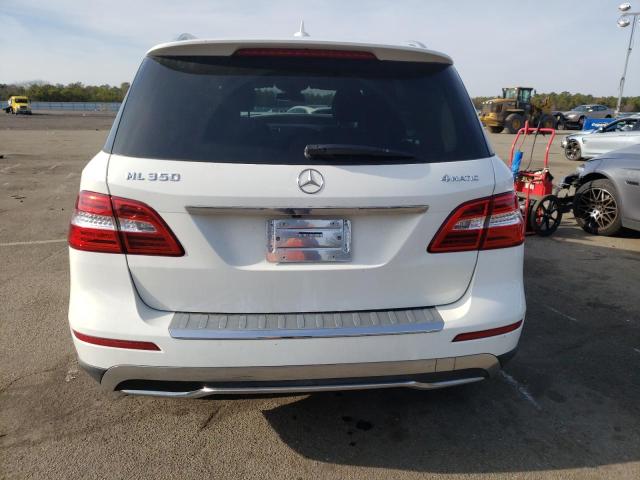 4JGDA5HBXFA566313 - 2015 MERCEDES-BENZ ML 350 4MA WHITE photo 6