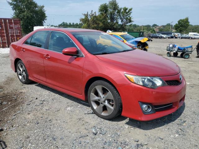 4T1BF1FK0CU612830 - 2012 TOYOTA CAMRY BASE RED photo 4