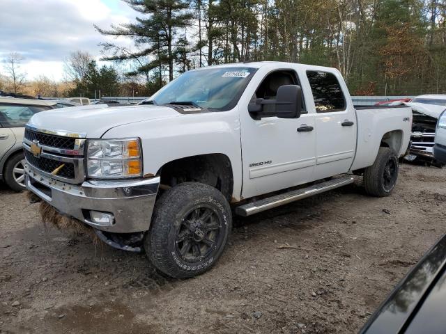 1GC1KXC81EF190078 - 2014 CHEVROLET SILVERADO K2500 HEAVY DUTY LT WHITE photo 1