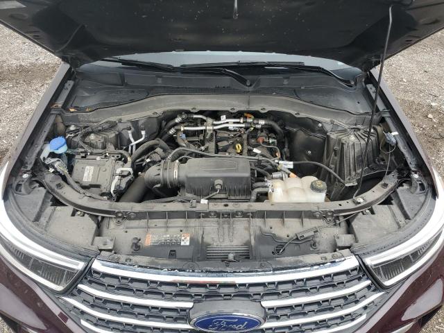 1FMSK8DH5PGA48057 - 2023 FORD EXPLORER XLT მუქწითელი ფოტო 12