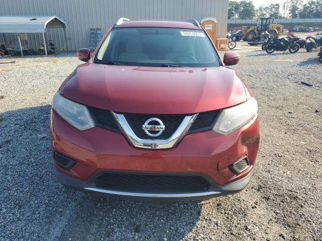 KNMAT2MT1GP645947 - 2016 NISSAN ROGUE S أحمر صورة 5