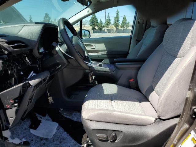 5TDKRKEC0PS152073 - 2023 TOYOTA SIENNA LE GRAY photo 7