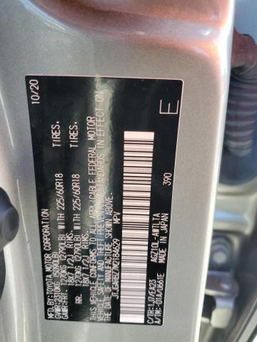 JTJGARBZ7M2184629 - 2021 LEXUS NX 300 BASE ვერცხლისფერი ფოტო 13