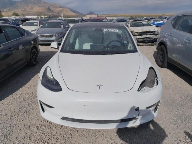 5YJ3E1EB3NF277846 - 2022 TESLA MODEL 3 Blanc photo 5