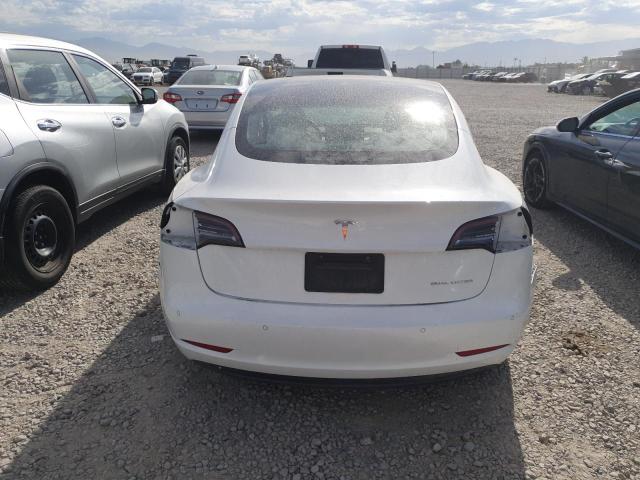 5YJ3E1EB3NF277846 - 2022 TESLA MODEL 3 Blanc photo 6