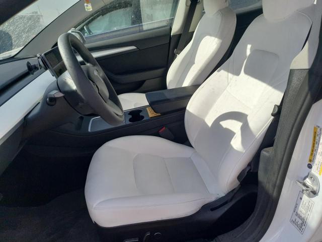 5YJ3E1EB3NF277846 - 2022 TESLA MODEL 3 Blanc photo 7