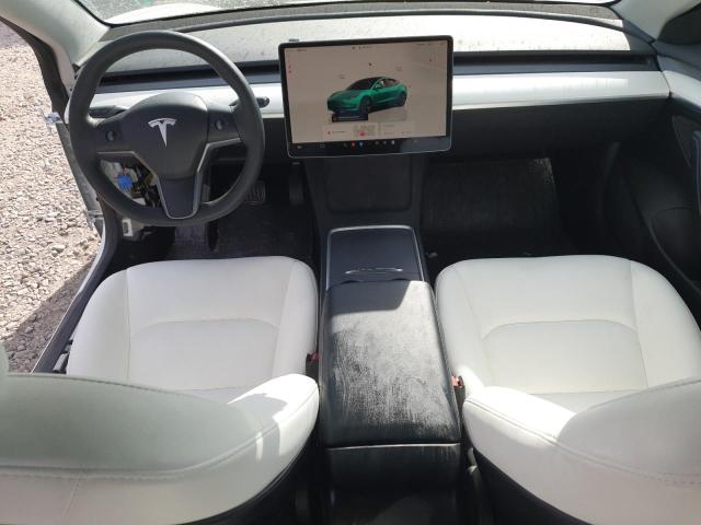 5YJ3E1EB3NF277846 - 2022 TESLA MODEL 3 Blanc photo 8