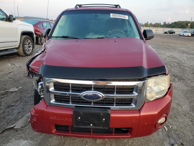 1FMCU03G39KB79903 - 2009 FORD ESCAPE XLT RED photo 5