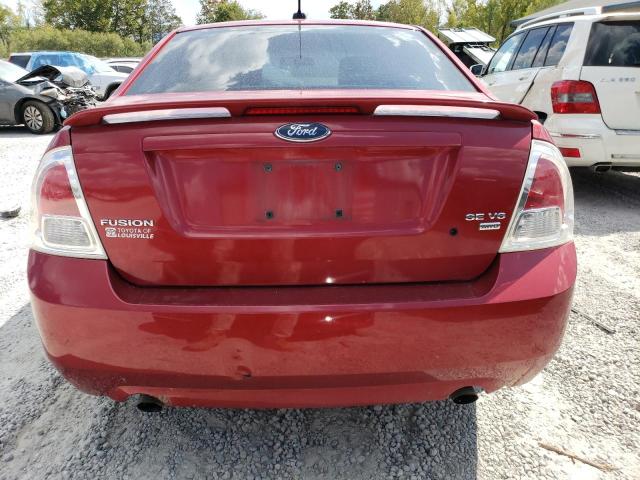 3FAHP01197R226947 - 2007 FORD FUSION SE RED photo 6