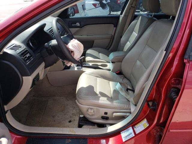 3FAHP01197R226947 - 2007 FORD FUSION SE RED photo 7