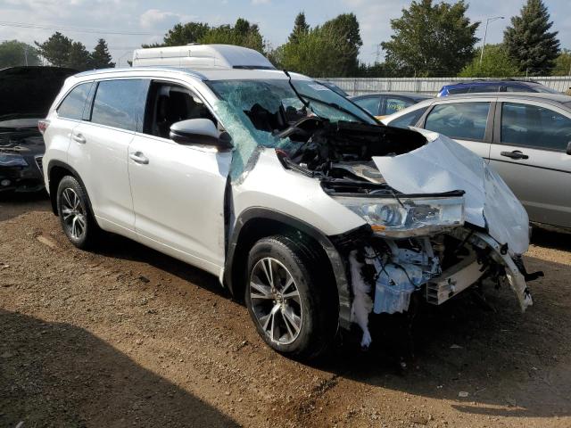 5TDJKRFHXGS325259 - 2016 TOYOTA HIGHLANDER XLE WHITE photo 4