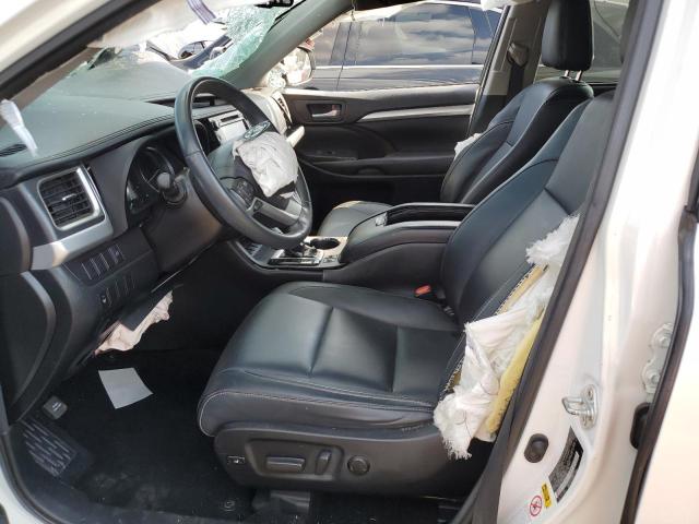 5TDJKRFHXGS325259 - 2016 TOYOTA HIGHLANDER XLE WHITE photo 7