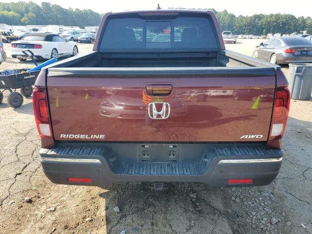 5FPYK3F75LB014878 - 2020 HONDA RIDGELINE RTL BURGUNDY photo 6