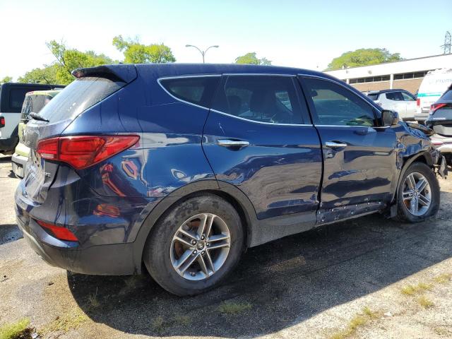 5XYZT3LB4JG533767 - 2018 HYUNDAI SANTA FE S 蓝色 照片 3