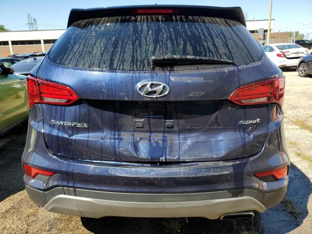 5XYZT3LB4JG533767 - 2018 HYUNDAI SANTA FE S 蓝色 照片 6