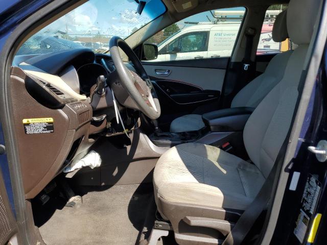 5XYZT3LB4JG533767 - 2018 HYUNDAI SANTA FE S 蓝色 照片 7