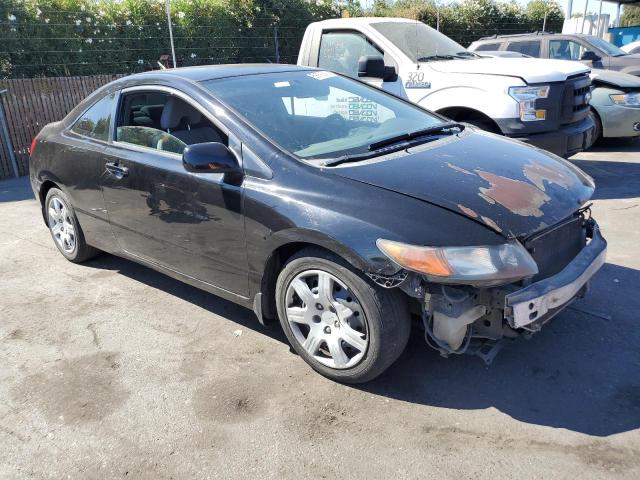 2HGFG12688H503281 - 2008 HONDA CIVIC LX BLACK photo 4