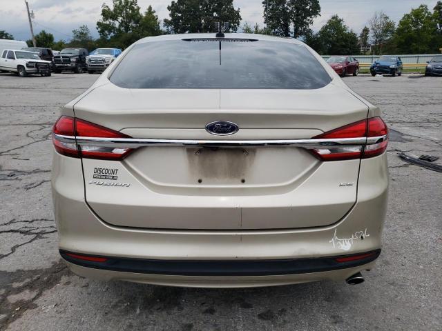 3FA6P0H75HR186840 - 2017 FORD FUSION SE GOLD photo 6