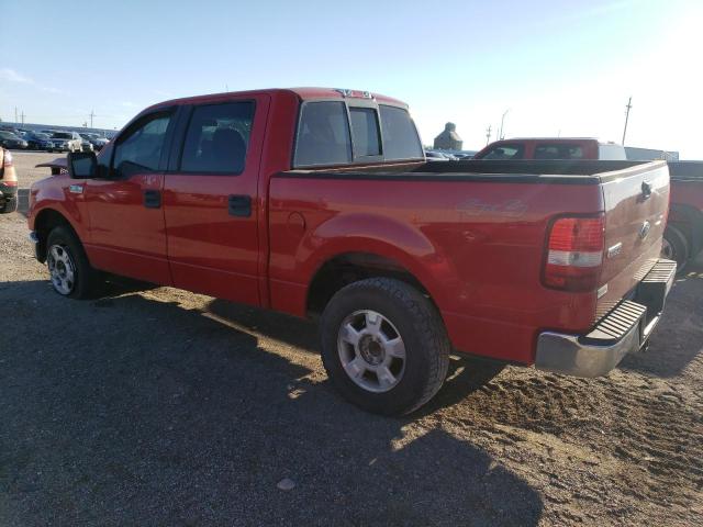 1FTPW14545KE05069 - 2005 FORD F150 SUPERCREW RED photo 2