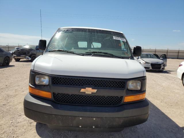 1GCSGAFXXE1130948 - 2014 CHEVROLET EXPRESS G1 WHITE photo 5