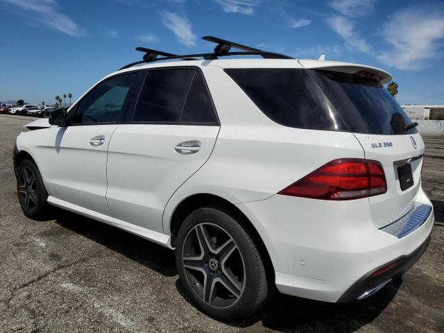 4JGDA5HB9HA955544 - 2017 MERCEDES-BENZ GLE 350 4MATIC WHITE photo 2