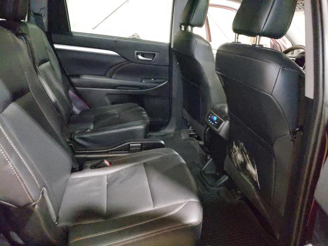 5TDJZRFH5KS945019 - 2019 TOYOTA HIGHLANDER SE ბურგუნდია ფოტო 11