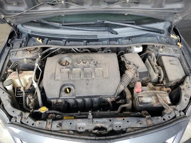 2T1BU4EE5BC663453 - 2011 TOYOTA COROLLA BASE رمادي صورة 11