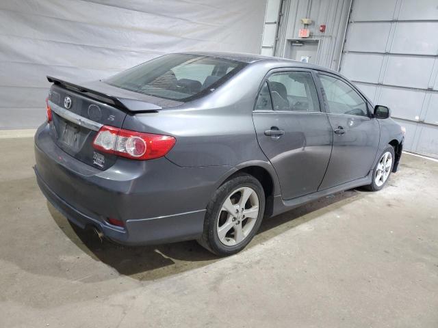 2T1BU4EE5BC663453 - 2011 TOYOTA COROLLA BASE رمادي صورة 3