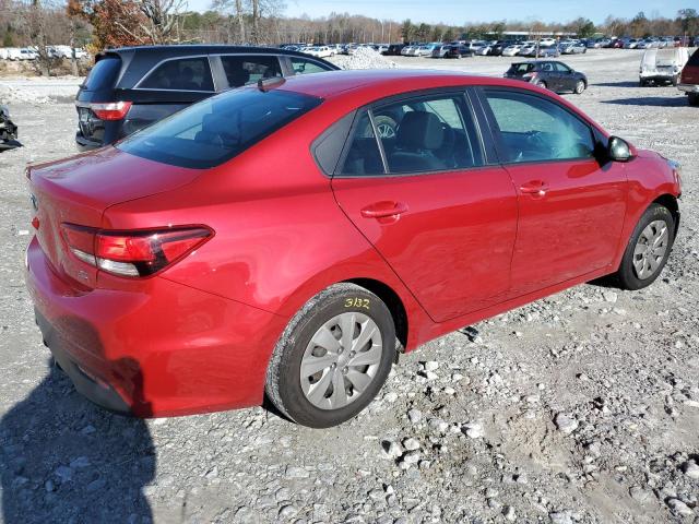 3KPA24AB7JE125317 - 2018 KIA RIO LX RED photo 3