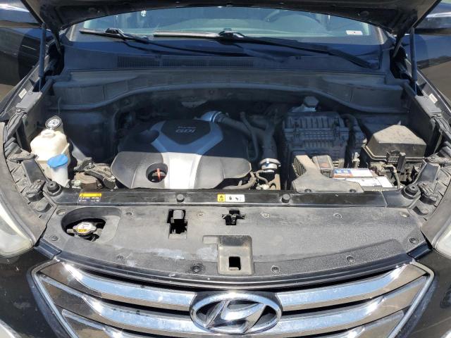 5XYZWDLA8EG171520 - 2014 HYUNDAI SANTA FE BLACK photo 12