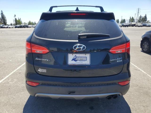 5XYZWDLA8EG171520 - 2014 HYUNDAI SANTA FE BLACK photo 6