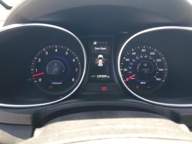 5XYZWDLA8EG171520 - 2014 HYUNDAI SANTA FE BLACK photo 9