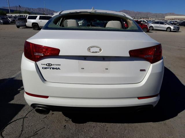 5XXGM4A72CG074447 - 2012 KIA OPTIMA LX WHITE photo 6