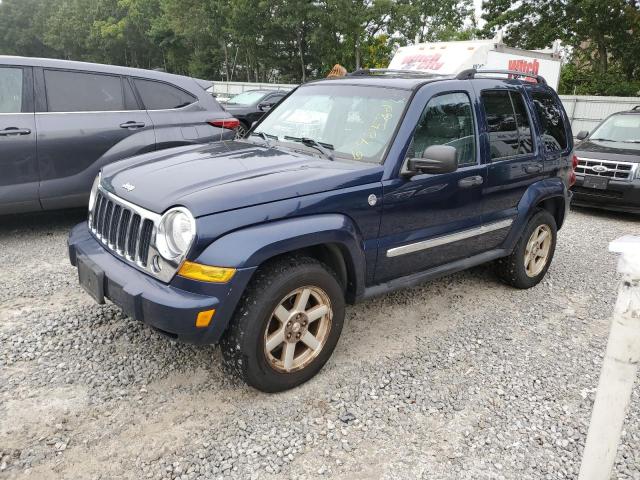 1J4GL58K46W238913 - 2006 JEEP LIBERTY LIMITED BLUE photo 1