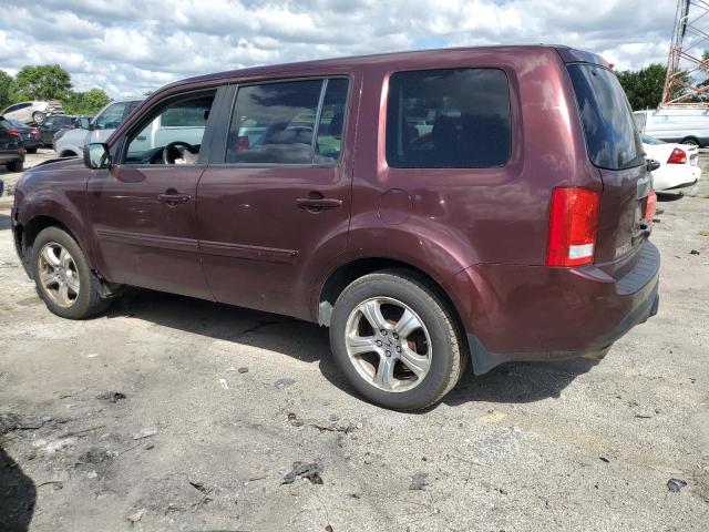 5FNYF4H63CB027720 - 2012 HONDA PILOT EXL BURGUNDY photo 2