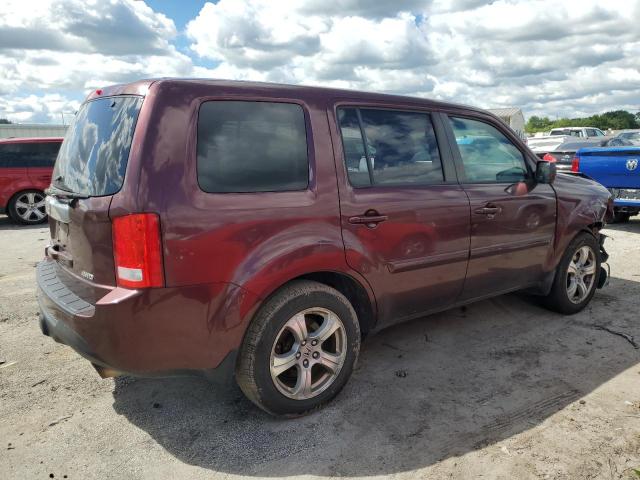 5FNYF4H63CB027720 - 2012 HONDA PILOT EXL BURGUNDY photo 3