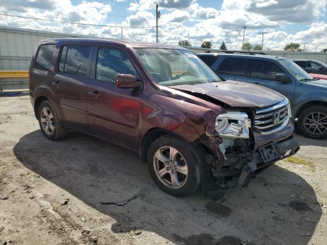5FNYF4H63CB027720 - 2012 HONDA PILOT EXL BURGUNDY photo 4