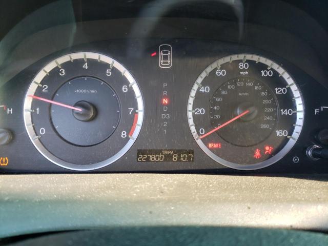 1HGCS12339A001849 - 2009 HONDA ACCORD LX Сұр фото 9