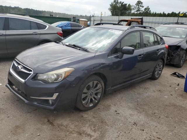 JF1GPAU63F8290474 - 2015 SUBARU IMPREZA SPORT GRAY photo 1