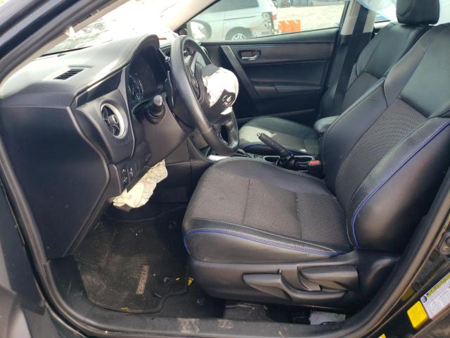 2T1BURHE4KC201801 - 2019 TOYOTA COROLLA L Чорний фото 7