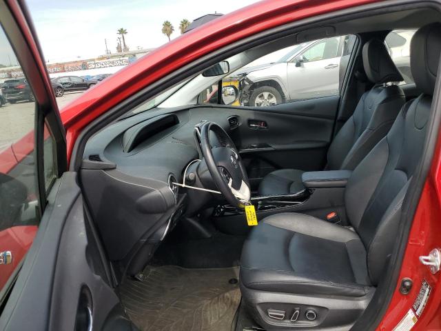 JTDKARFP2H3051265 - 2017 TOYOTA PRIUS PRIM RED photo 7