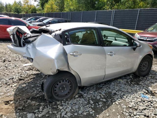 KNADM4A30E6386605 - 2014 KIA RIO LX SILVER photo 3