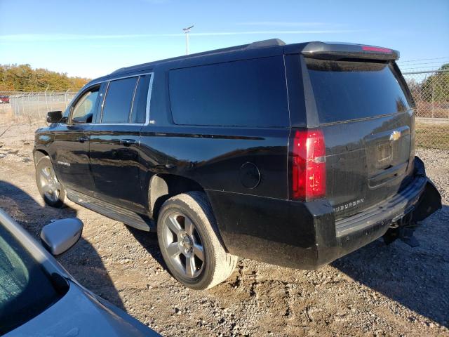 1GNSCHKC2HR353232 - 2017 CHEVROLET SUBURBAN C1500 LT BLACK photo 2