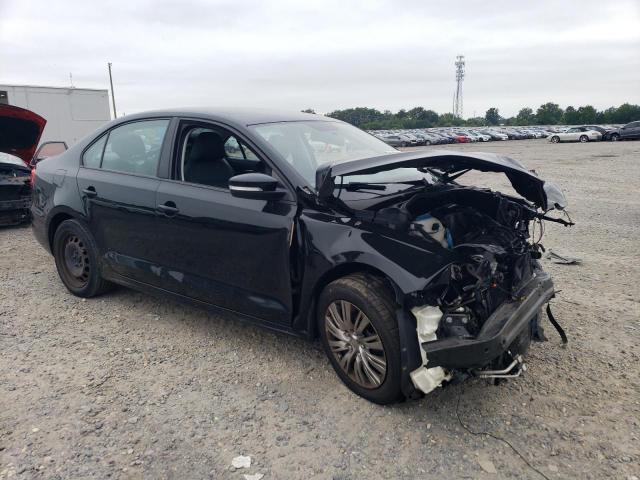 3VWDZ7AJ8BM349198 - 2011 VOLKSWAGEN JETTA SE BLACK photo 4