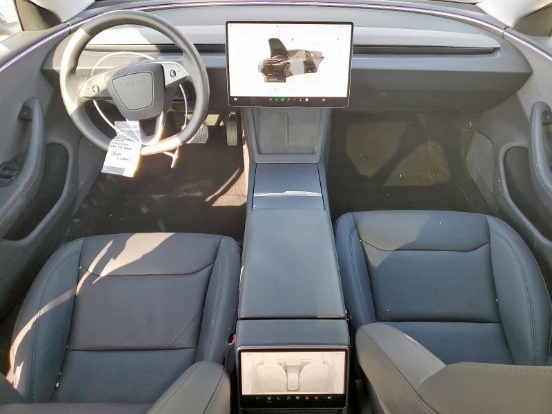 5YJ3E1EA2RF738872 - 2024 TESLA MODEL 3 შავი ფოტო 8