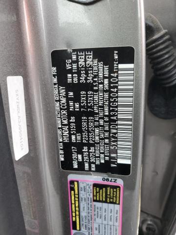 5XYZWDLA3JG504104 - 2018 HYUNDAI SANTA FE S Grau Foto 13