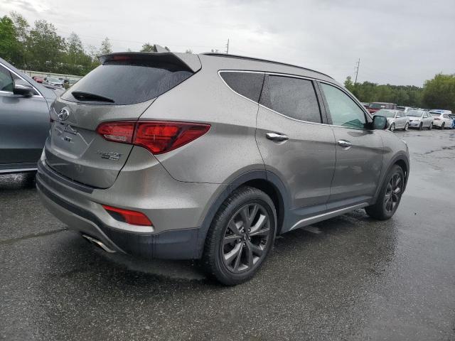 5XYZWDLA3JG504104 - 2018 HYUNDAI SANTA FE S Grau Foto 3